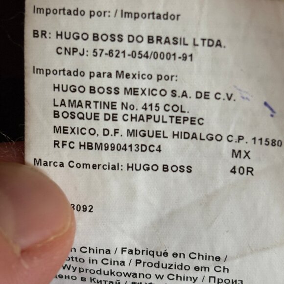 Vintage 90's Men's HUGO BOSS Classic Grey Wool Blazer - Picture 5 of 5